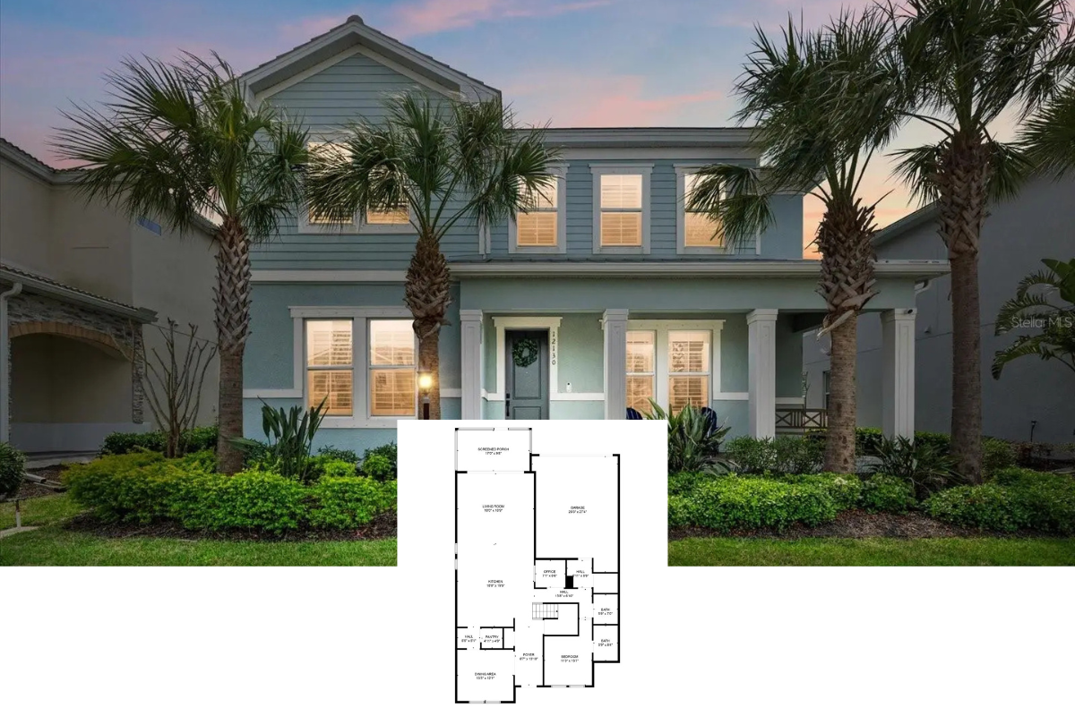 Craftsman-Style 5-Bedroom Florida Home with Open-Concept Great Room and Front Porch (2,936 Sq. Ft. Floor Plan)