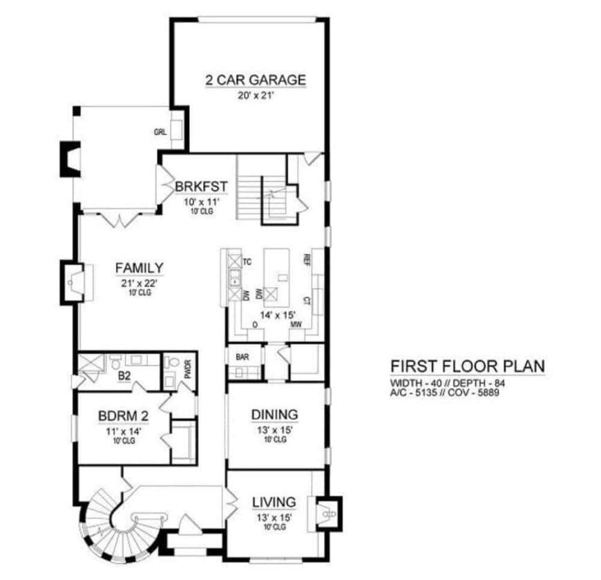 Explore This Spacious Floor Plan with a 2-Car Garage