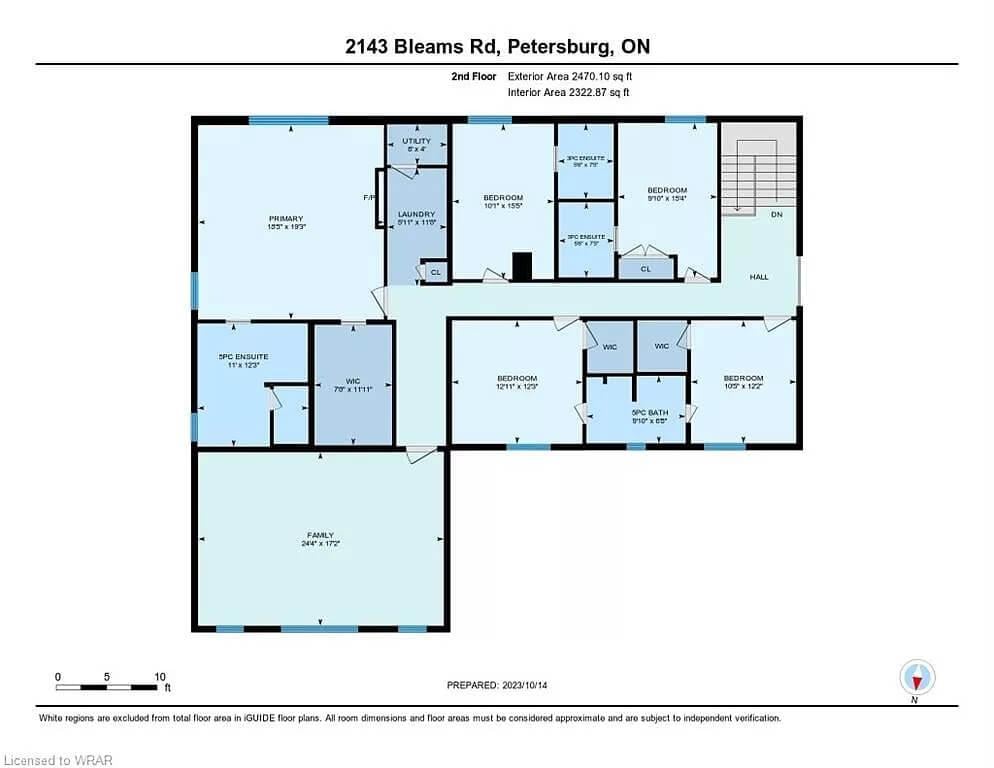 Effortlessly Flowing Second Floor with a Spacious Family Room