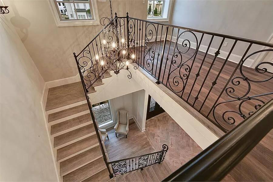 Look at This Timeless Ironwork and Herringbone Flooring