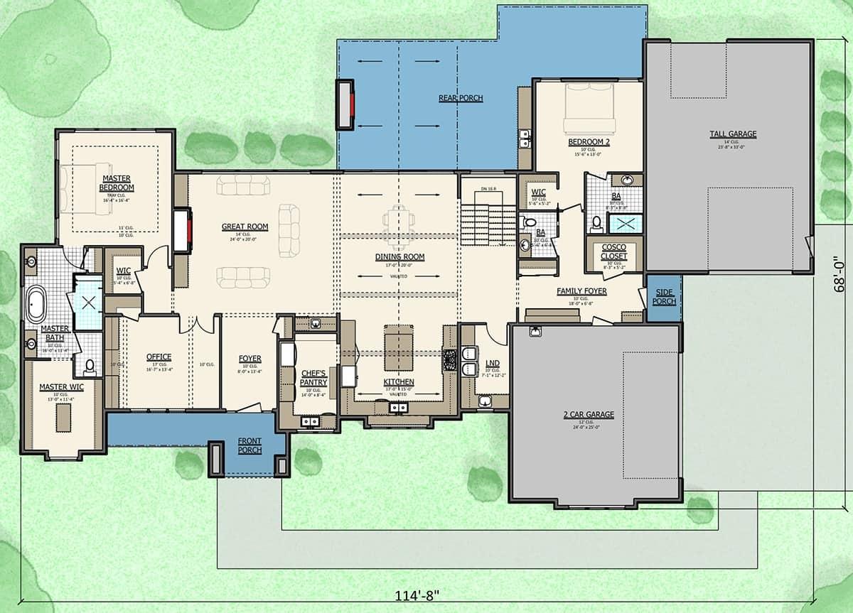 Explore the Spacious Layout of This Modern Ranch Home