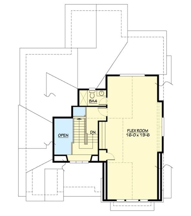 Check Out This Versatile Flex Room on the Upper Level