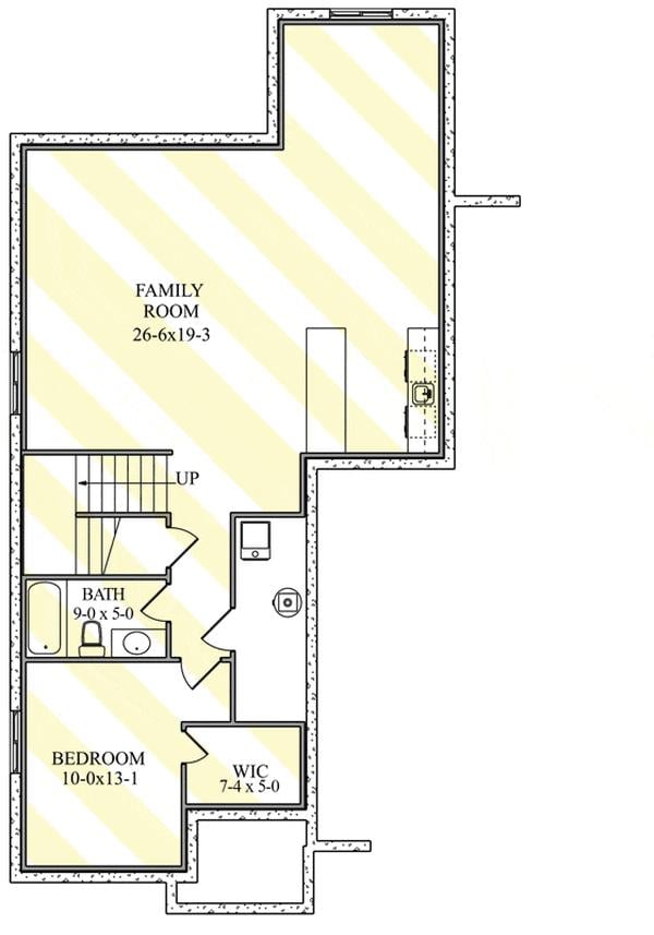 Explore This Spacious Family Room with a Clever Layout