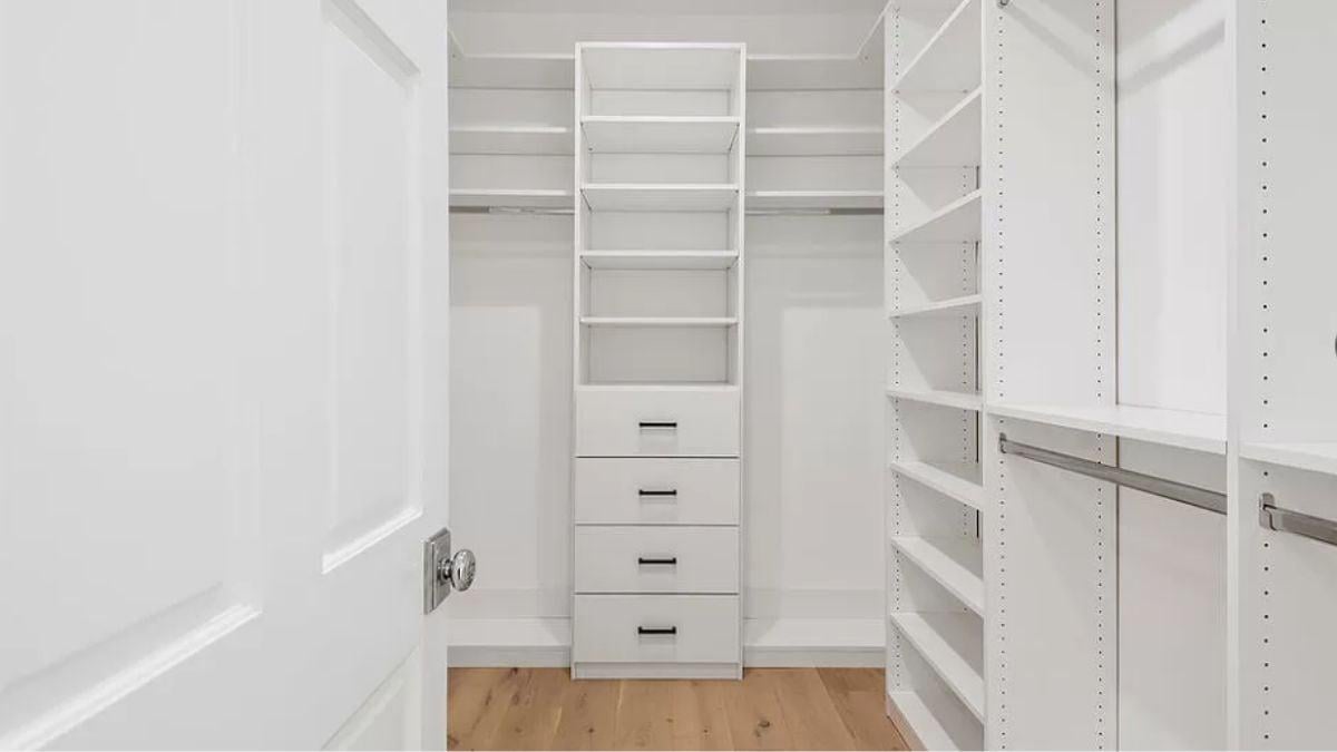 Explore the Thoughtful Design in This Organized Walk-In Closet