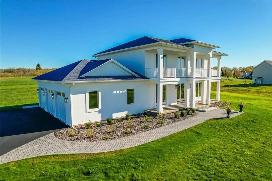 Check Out This Classic Two-Story Facade with an Inviting Porch