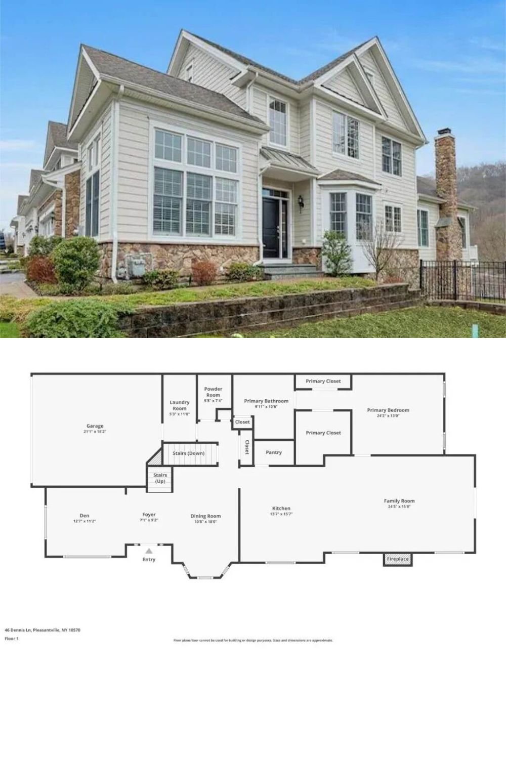Colonial Revival-Style 3-Bedroom Home with Loft and Open Living Space (3,703 Sq. Ft. Floor Plan)