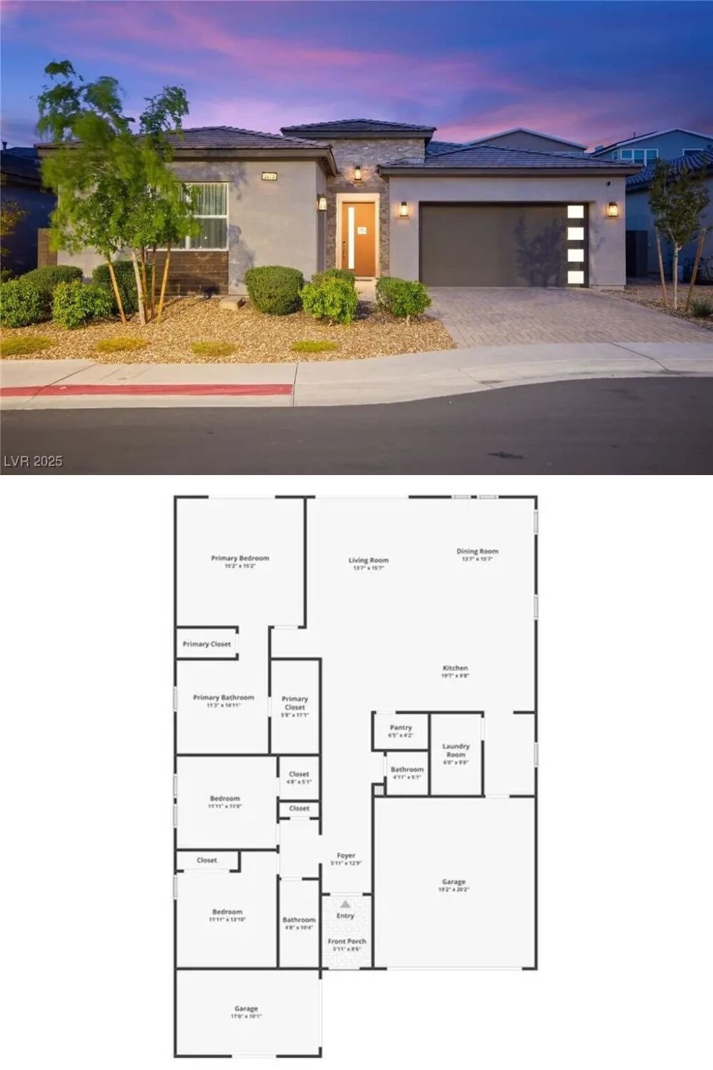 Contemporary Ranch-Style Home with 3 Bedrooms and Open-Concept Living (2,109 Sq. Ft. Floor Plan)