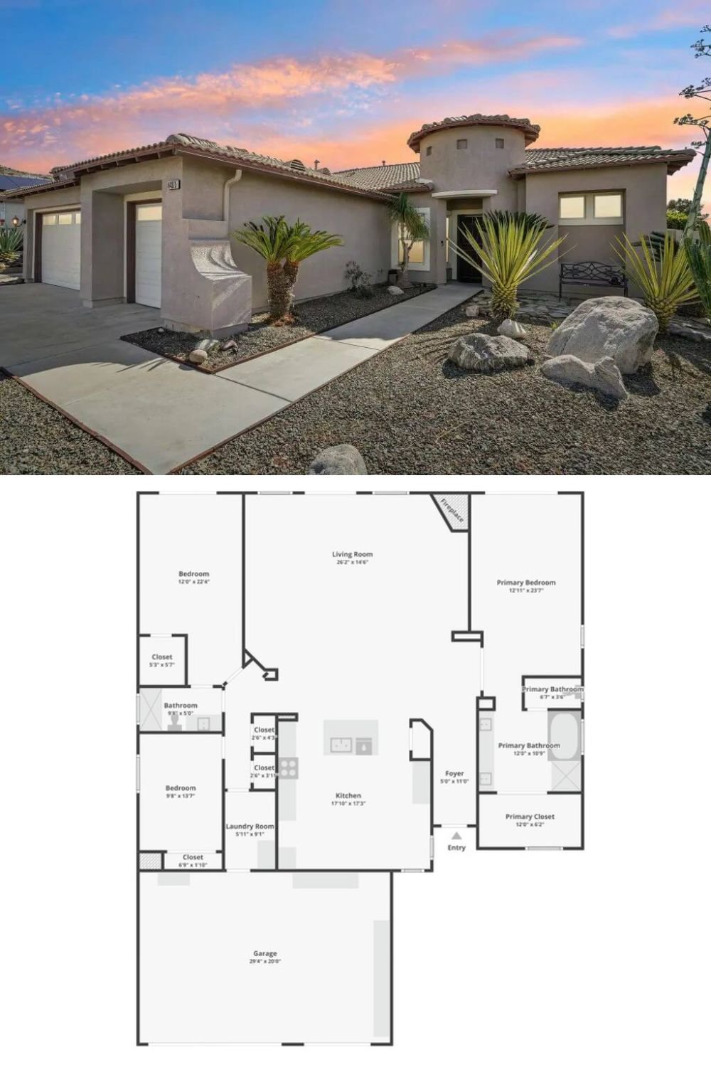 3-Bedroom Tuscan Home with Open Living Space and 3-Car Garage (2,229 Sq. Ft. Floor Plan)