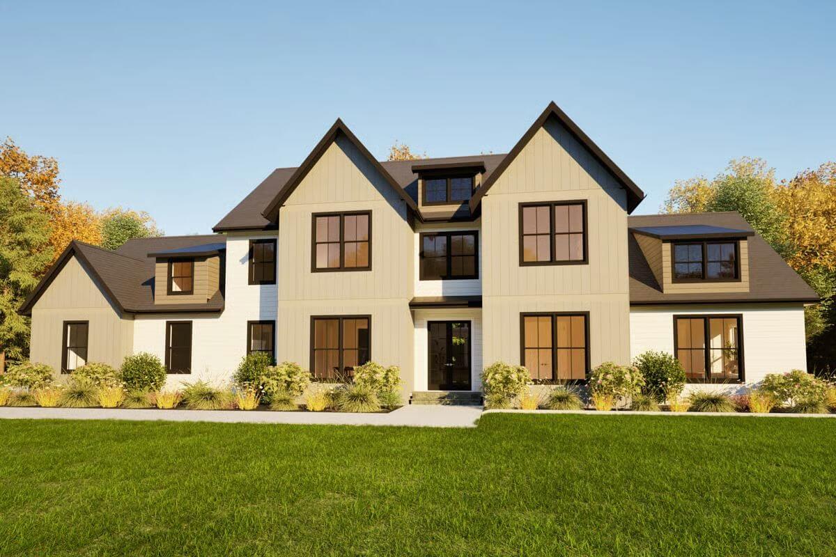 Transitional-Style 4-Bedroom Home with Balcony and Optional Bonus Room (Floor Plan)