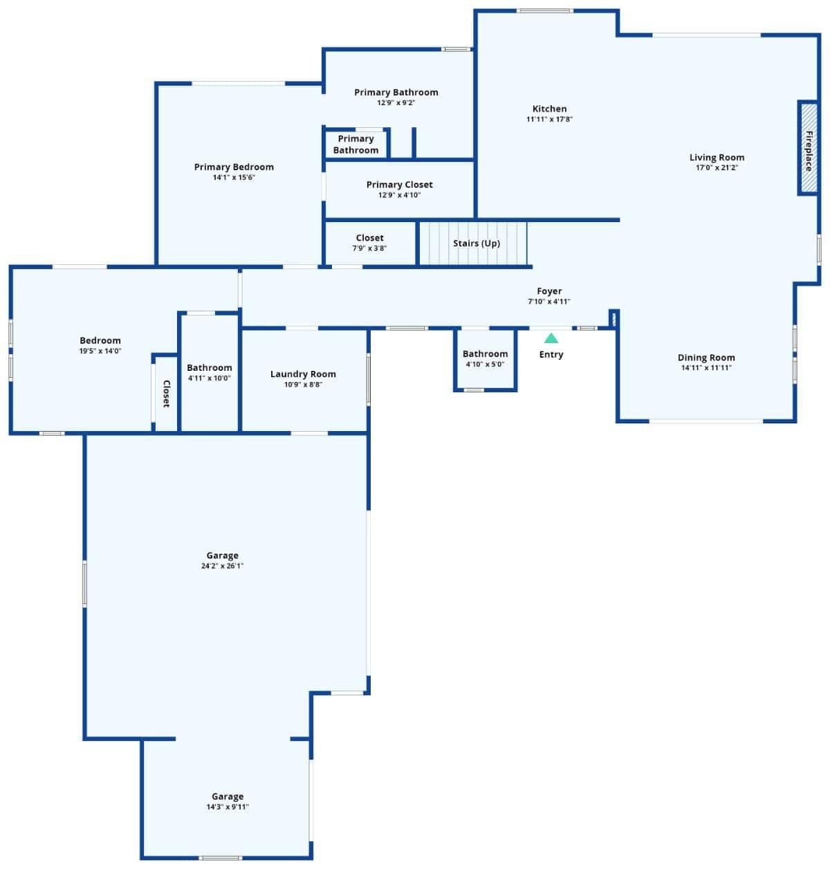 Spacious Floor Plan with Seamless Flow and Notable Storage Solutions