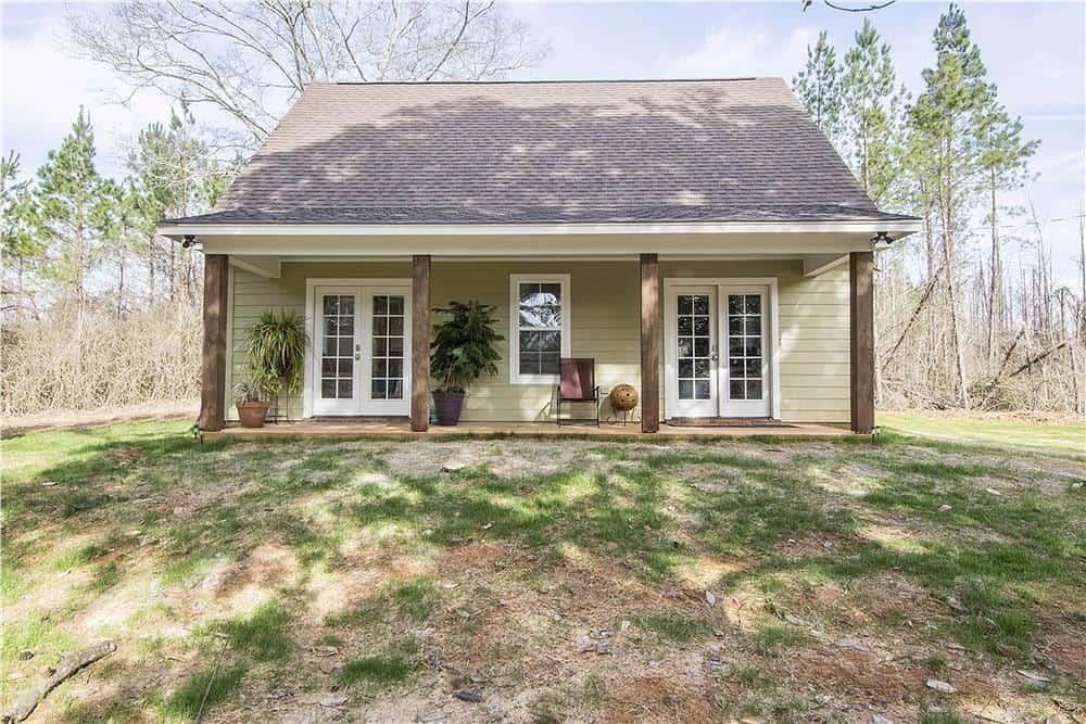 Charming Cottage with Dual French Doors and Covered Porch