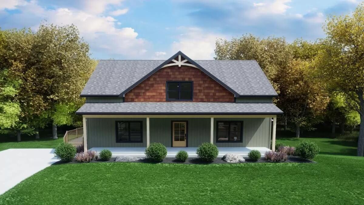 Craftsman Charm with Eye-Catching Gable Details
