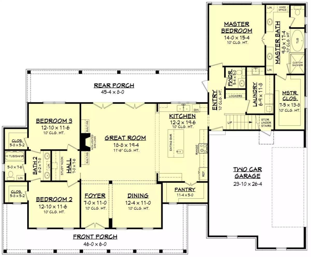 Explore the Seamless Flow of This Open-Concept Modern Craftsman