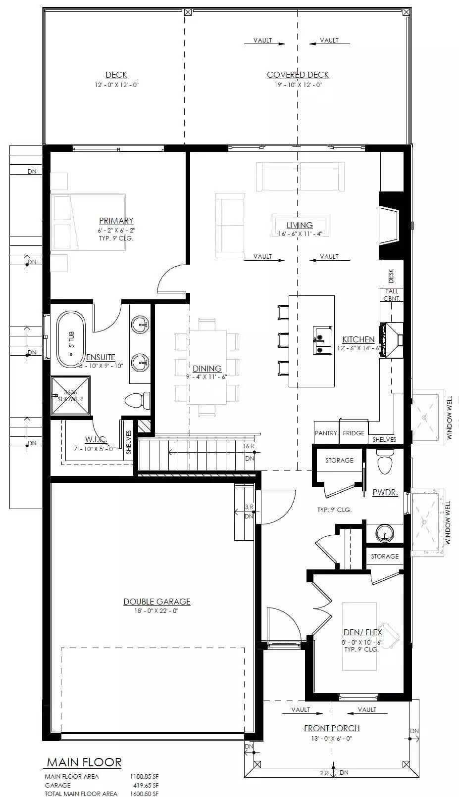 Check Out the Vaulted Living Areas and Cozy Front Porch