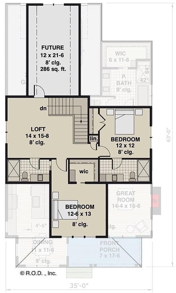 Exploring a Thoughtful Layout with Loft and Future Space