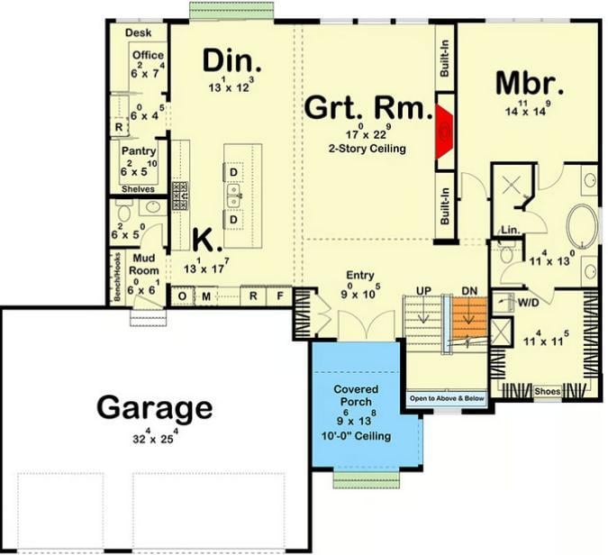 Explore This Spacious Floor Plan with a Two-Story Great Room