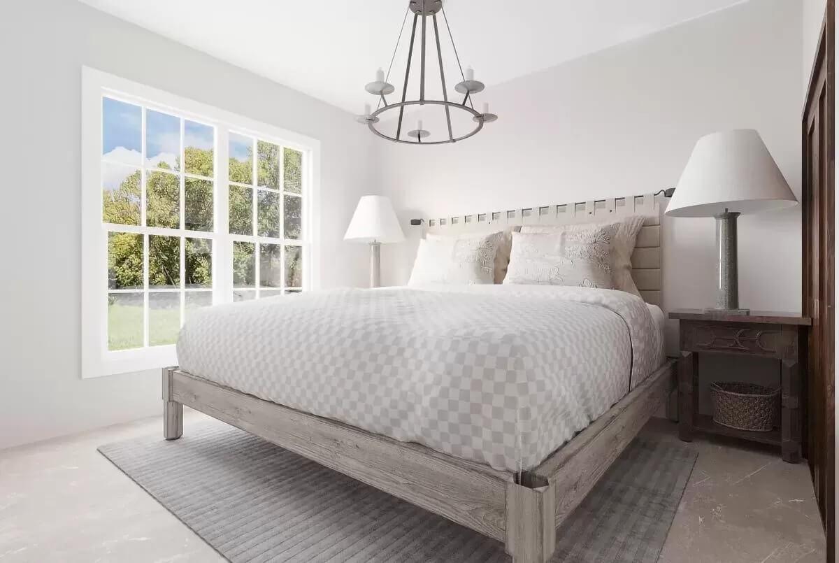 Enjoy the Soft Textures in This Bright Bedroom Retreat