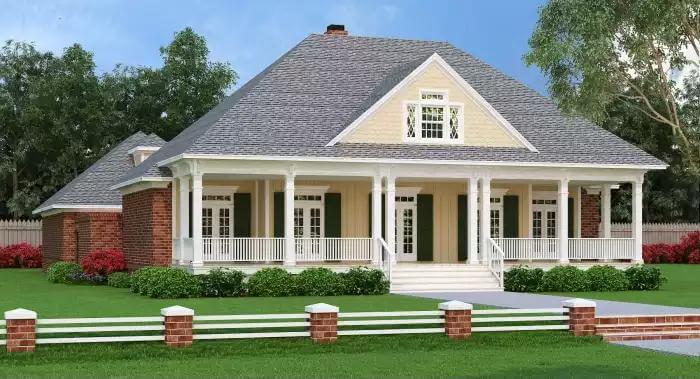 Classic Craftsman Exterior with Charming White Picket Fence