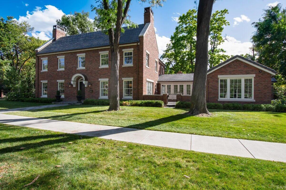 Classic Two-Story Brick Home With Stunning Chimneys