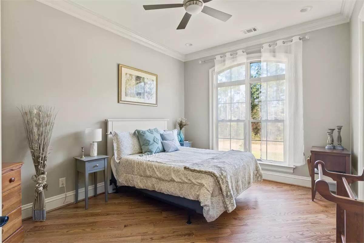 Check Out the Abundant Natural Light in This Peaceful Bedroom