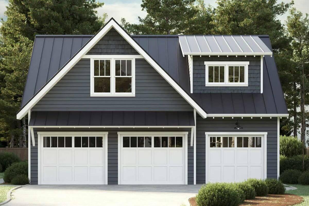 Charming Garage Apartment with Classic Gable Roof