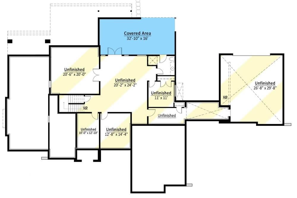 Versatile Basement Layout Just Waiting to be Transformed