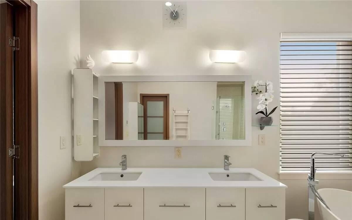 Double Vanity Delight with Immaculate Modern Fixtures