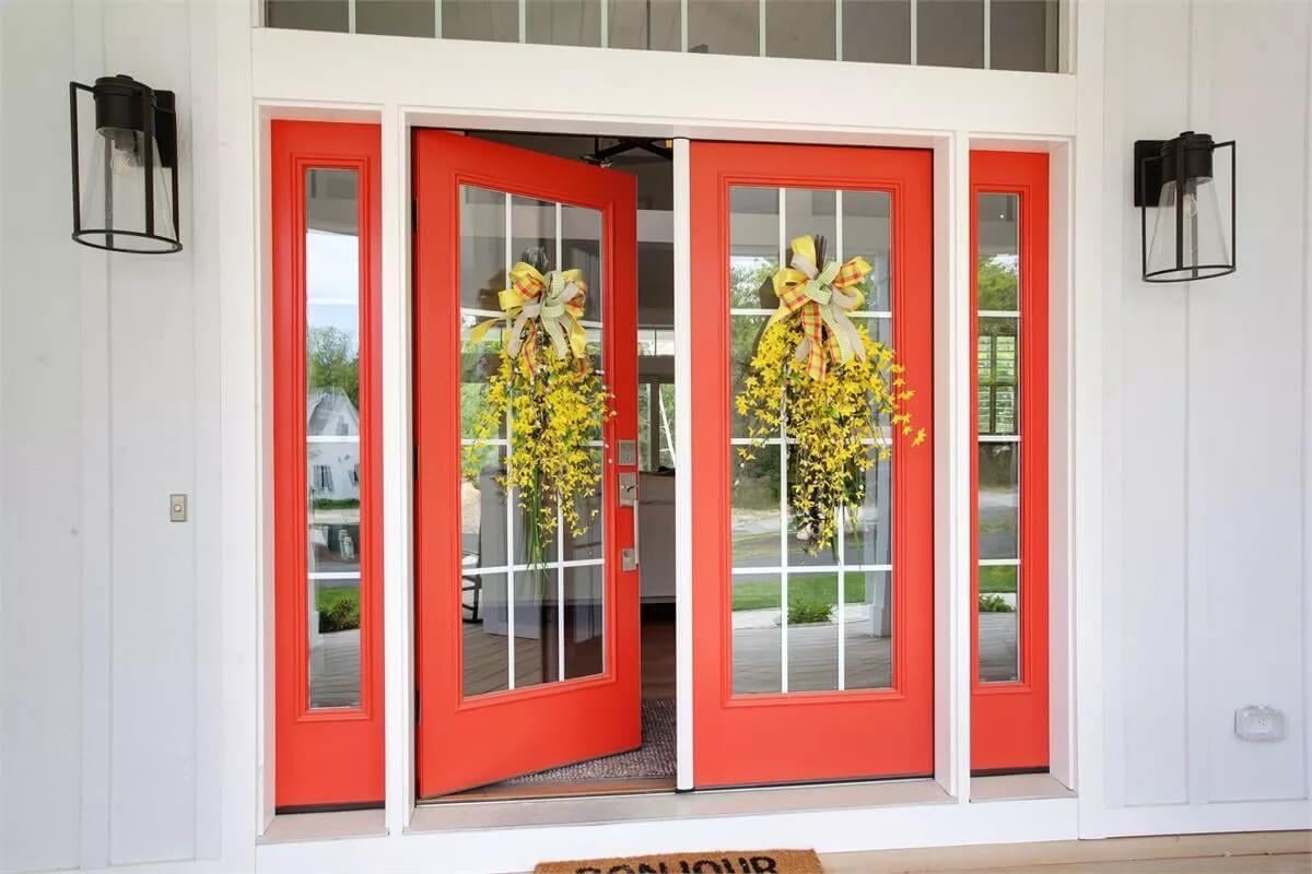 Brighten Your Entryway with These Cheerful Red Doors