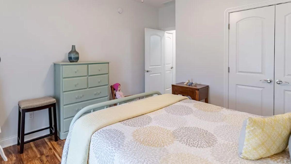 Vintage Charm in a Simple Bedroom Setting