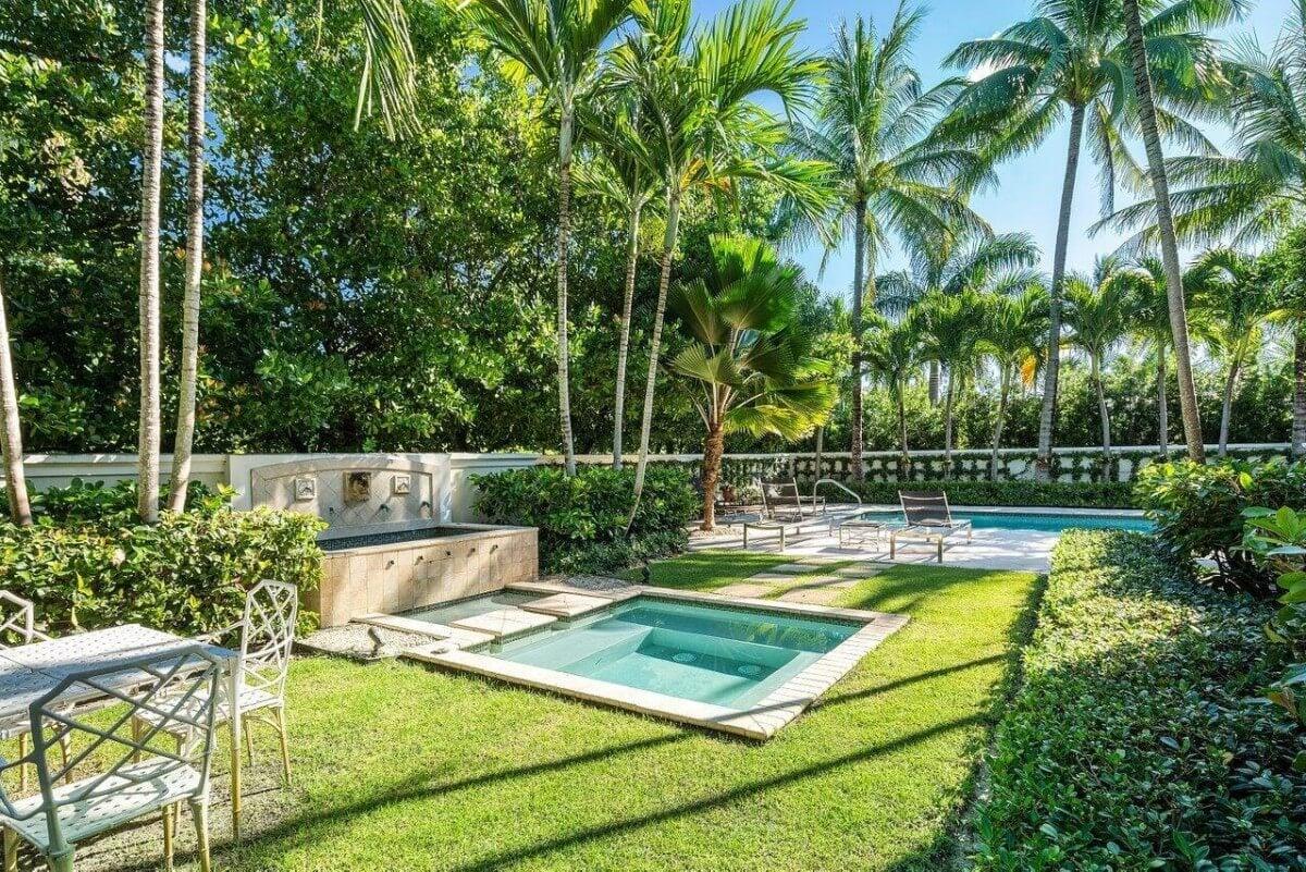 Luxurious Backyard Oasis With a Tranquil Spa Area