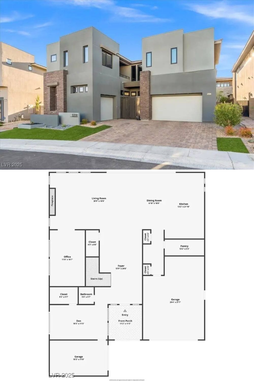 4-Bedroom Contemporary-Style Home with Loft and Balcony (4,445 Sq. Ft. Floor Plan)