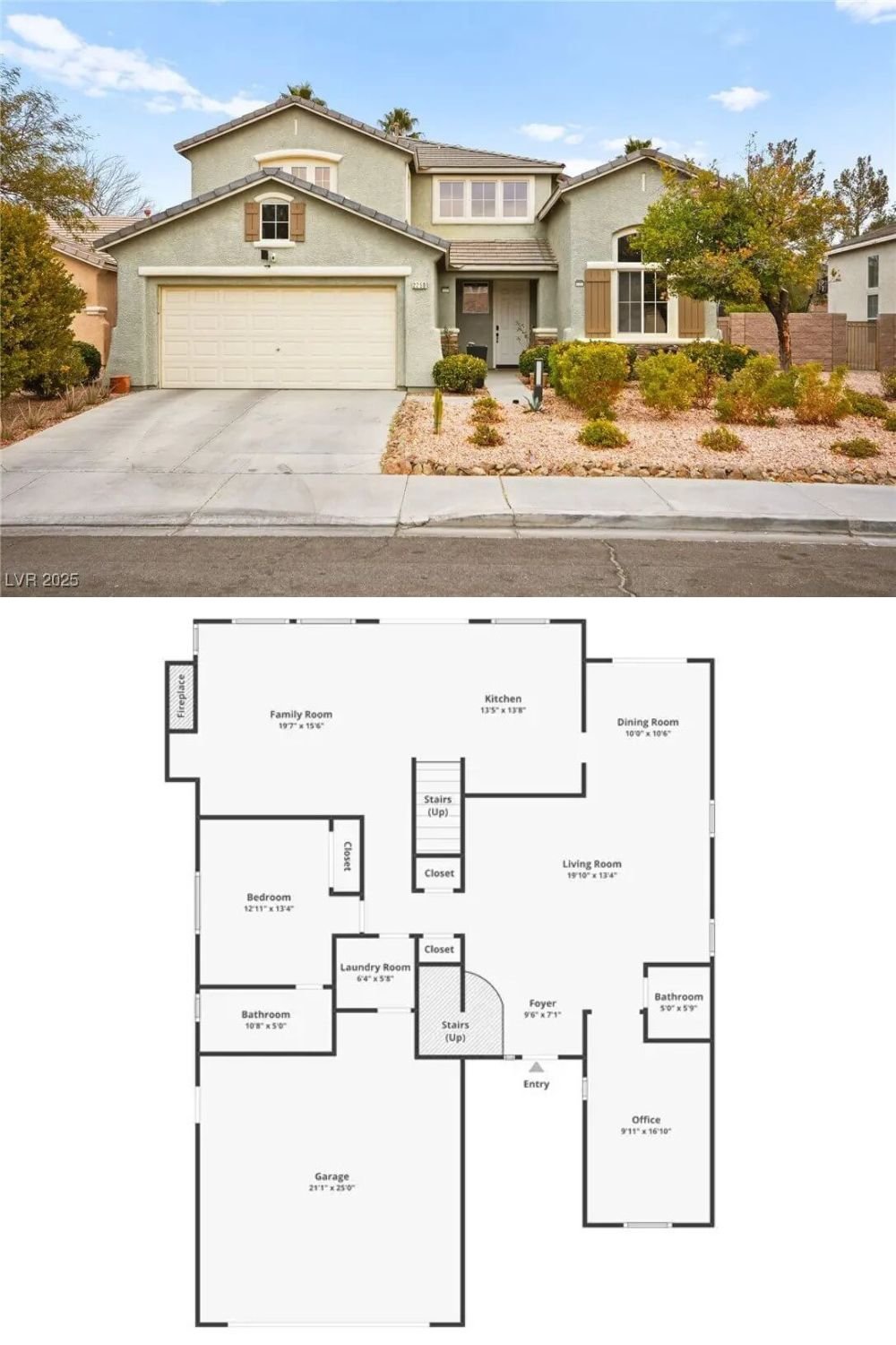 4-Bedroom Southwest Contemporary Home with Open Living Space and Double Garage (2,545 Sq. Ft. Floor Plan)