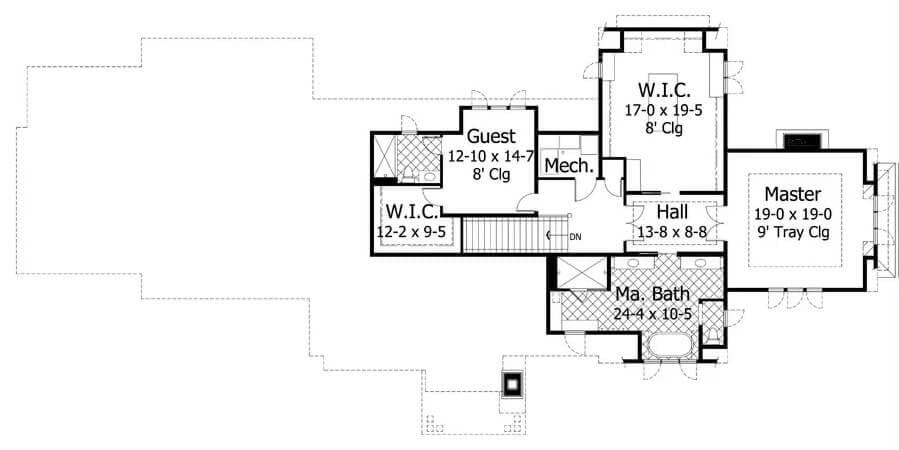Upper-Level Retreat With Expansive Walk-In Closets