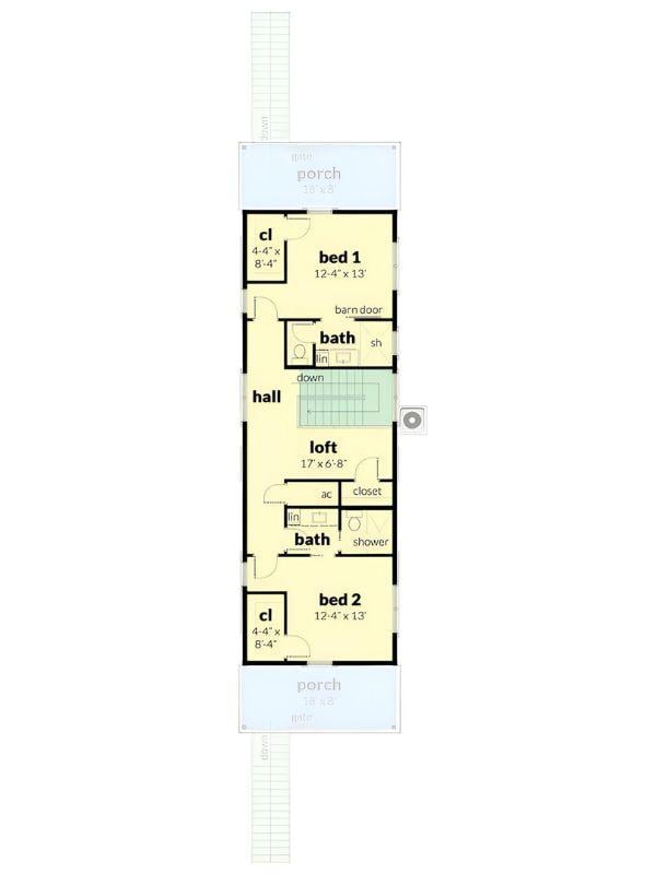 Discover the Cozy Loft Space in This Thoughtfully Designed Floor Plan