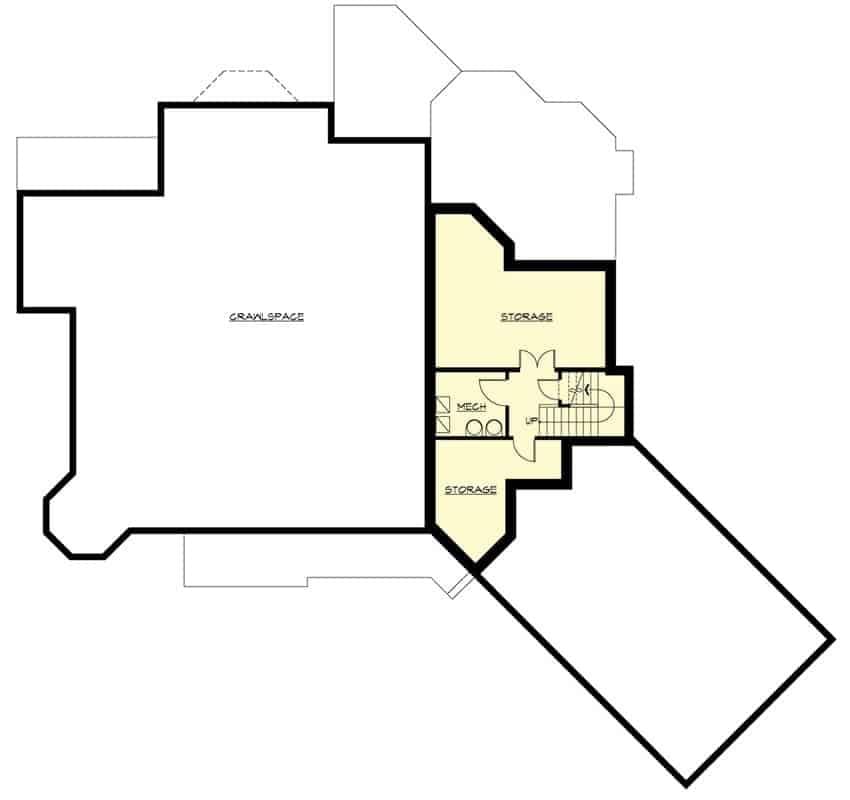 Discover the Efficient Layout of This Crawlspace and Storage Area