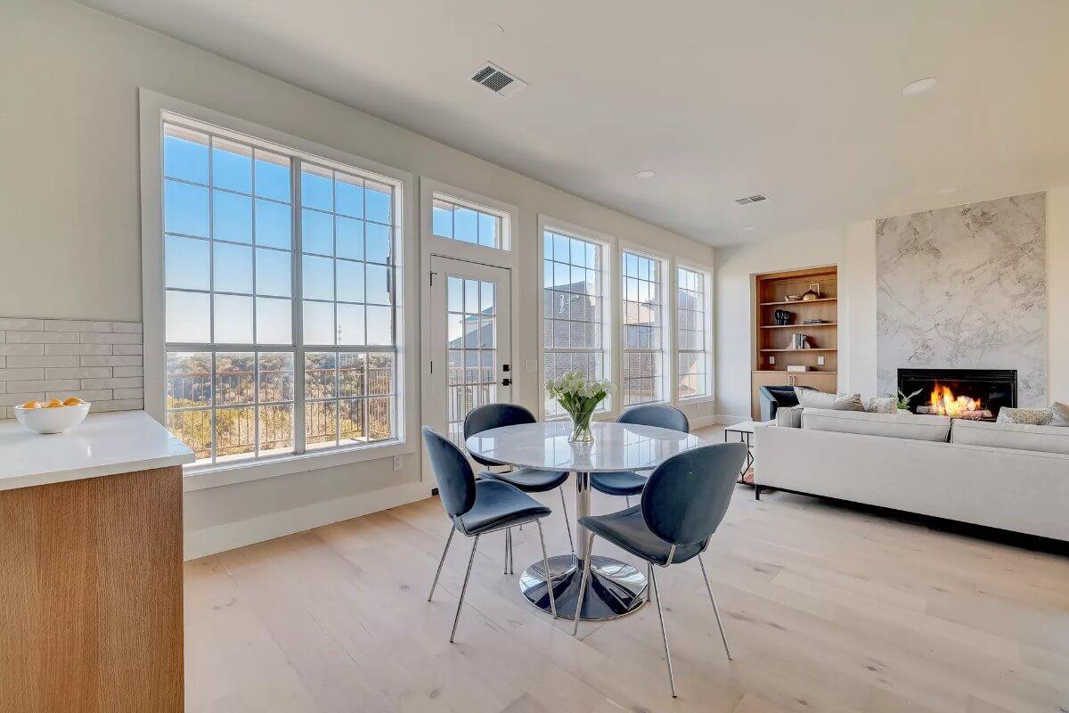 Look at This Breakfast Nook with Expansive Views
