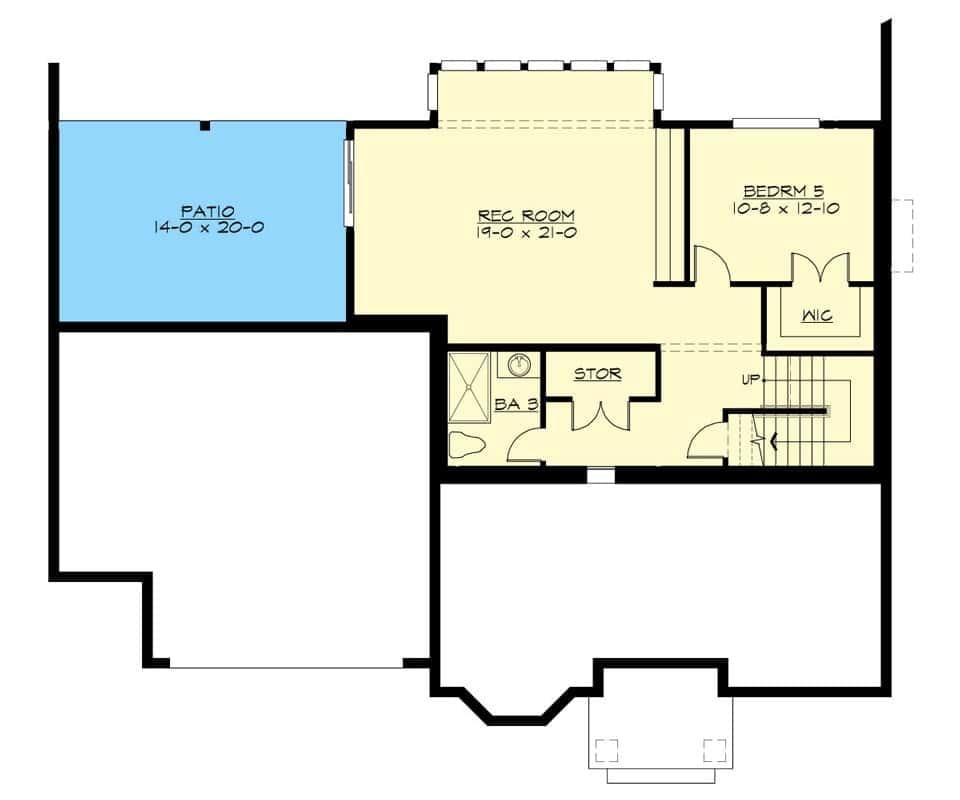 Check Out the Rec Room Leading to a Spacious Patio