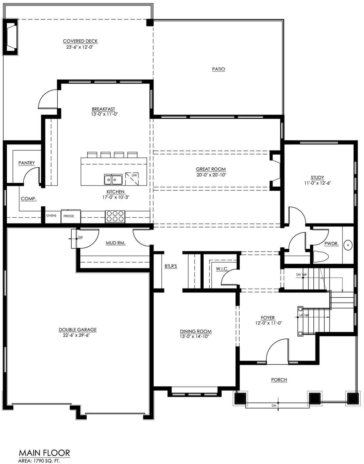 Spacious Main Floor Layout with a Cozy Breakfast Nook