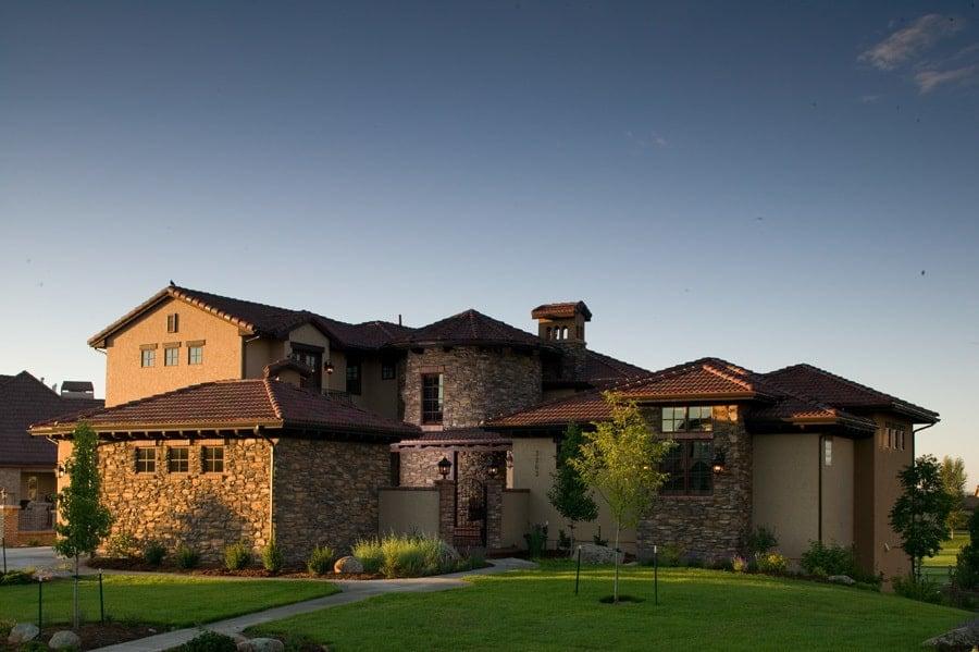 Explore the Timeless Appeal of This Stone-Accented Villa