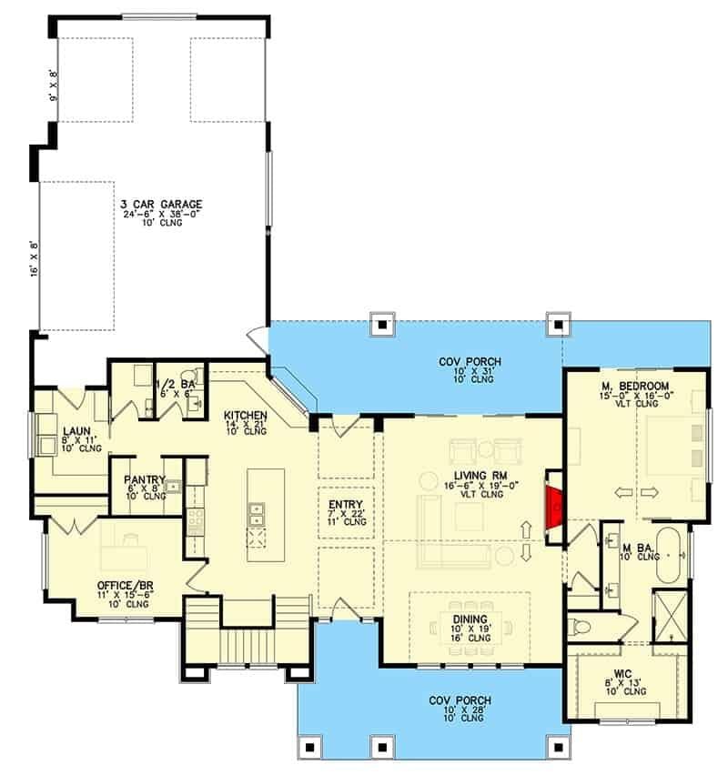 Exploring the Spacious Layout of a Modern Home with a 3-Car Garage