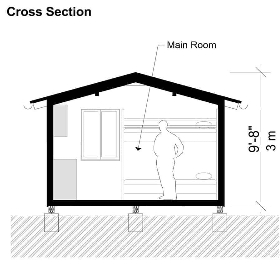 Exploring a Compact 172 sq. ft. Cross Section with Bunk Beds