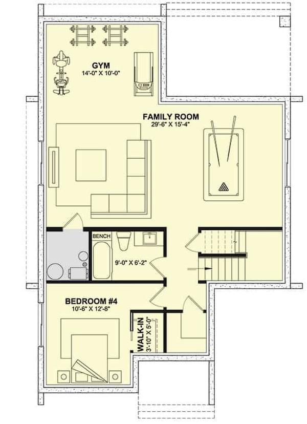 Explore the Lower Level with a Spacious Family Room and Home Gym