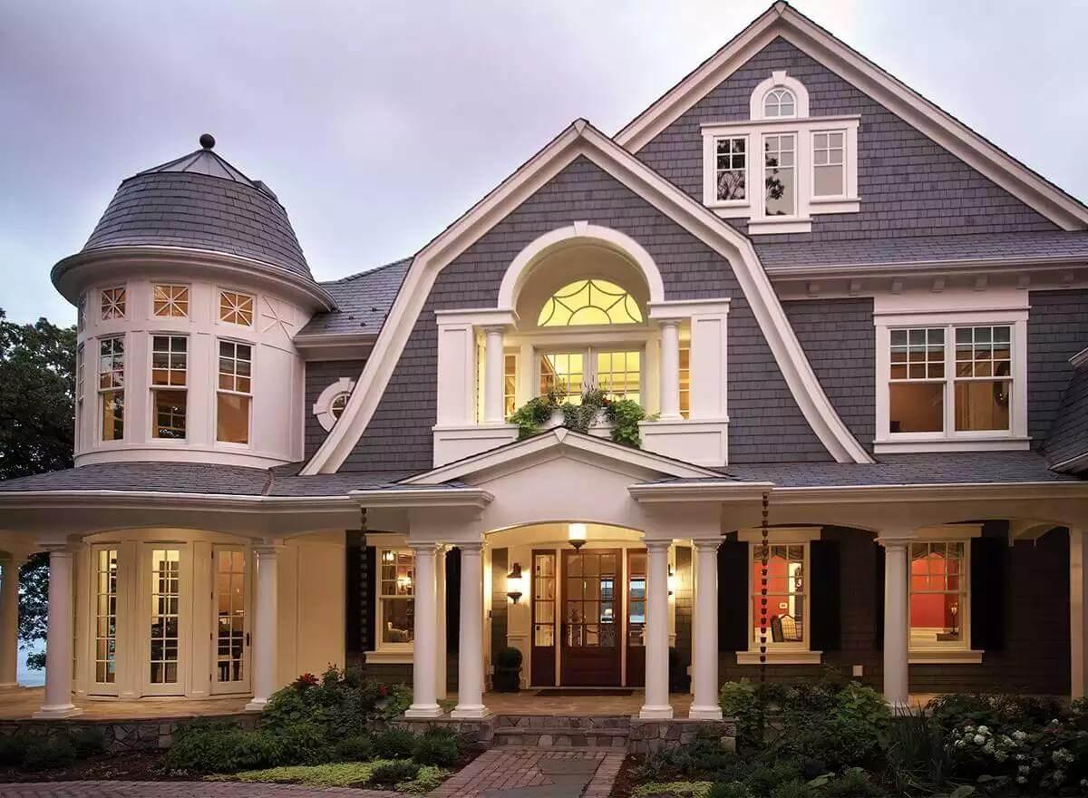 Wow, Notice How the Turret Adds Drama to This Classic Facade
