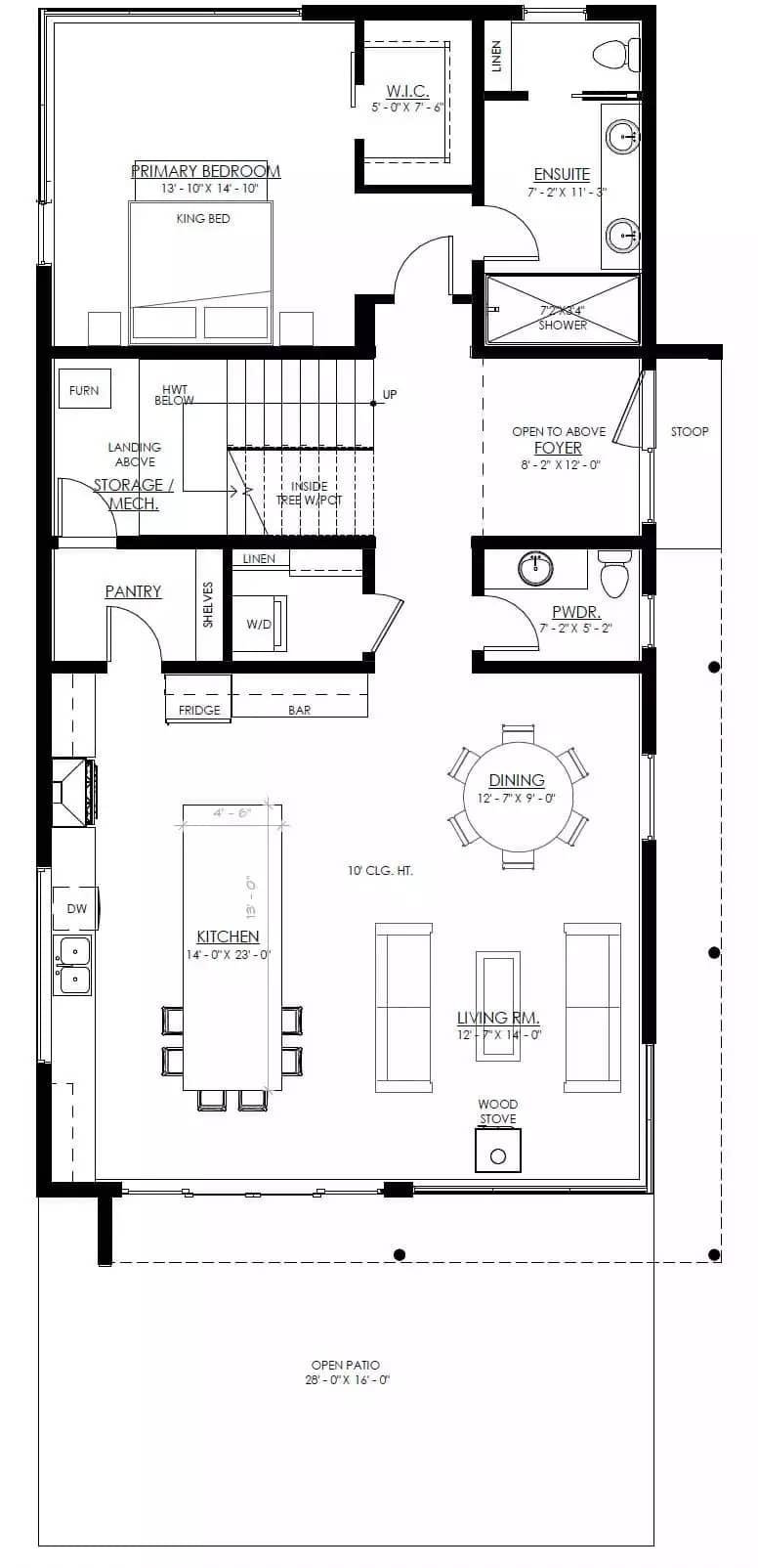 Open-Concept Main Floor with a Kitchen-Centric Design