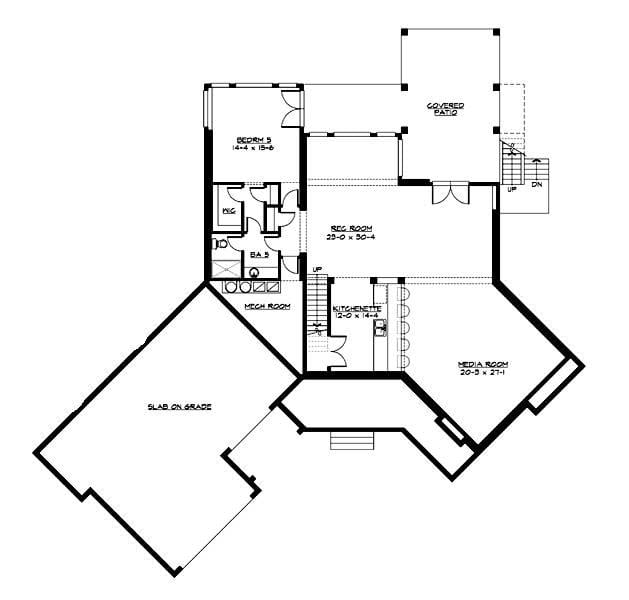 Explore the Spacious Rec Room with Adjoining Media Room