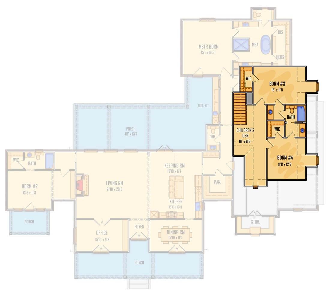 Explore the Spacious Living Room and Cozy Children