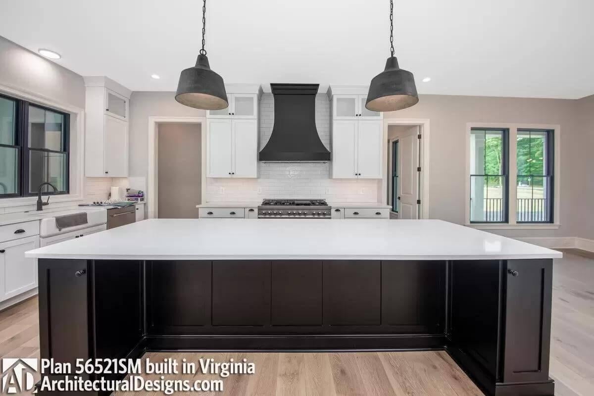 Industrial Chic in the Kitchen: Look at That Bold Black Hood