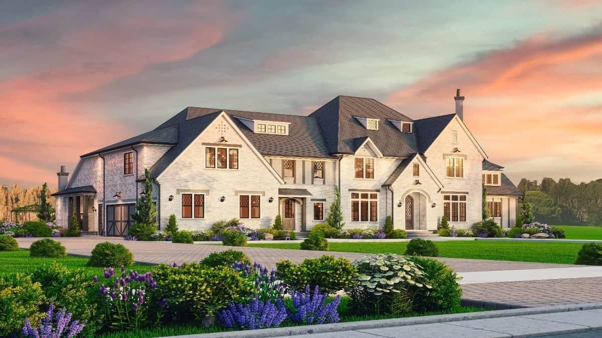 Stately Manor with Stunning Brickwork and Dormer Windows
