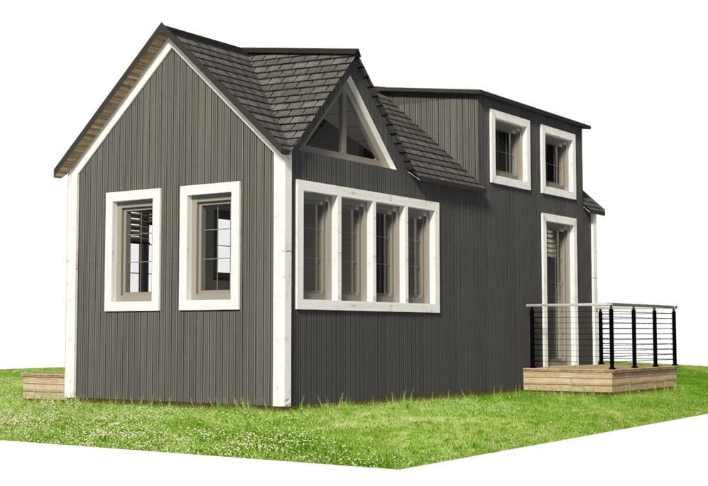 Compact Charmer with a Modern Gable Roof