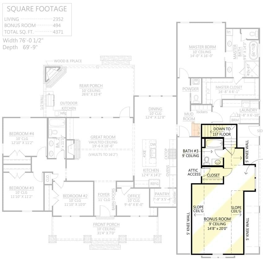 Explore This Expansive Floor Plan with a Vaulted Great Room